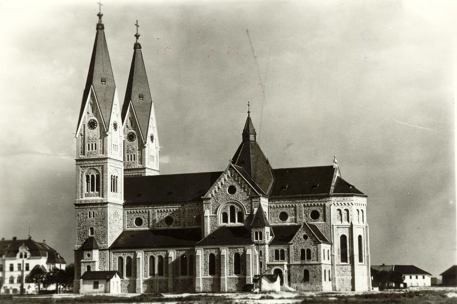 Bild der Herz-Jesu-Kirche aus dem Jahr 1911