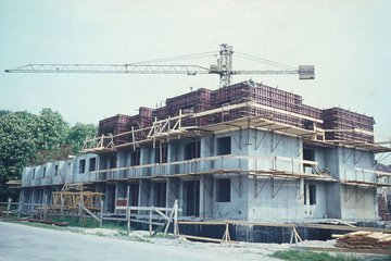PK Stadtarchiv Bildband Bau Hochhaus Maria-Theresia-Straße