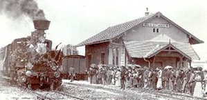 Die Eröffnung der Strecke Sattledt-Grünau der Lokalbahn Wels am 16.05.1902