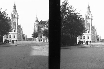 Kaiser-Panorama Wels Ringstraße um 1905