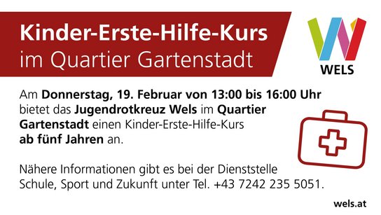 Sujet Kinder Erste Hilfe Kurs Quartier Gartenstadt
