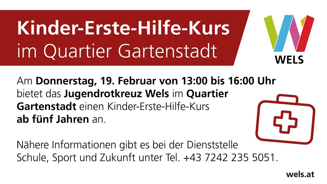 Sujet Kinder Erste Hilfe Kurs Quartier Gartenstadt