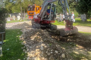 Notwasserversorgung Friedhof