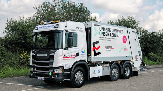 Altpapier Lkw © Energie AG Umwelt Service GmbH