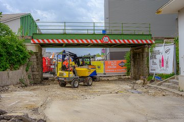 Volksgarten Baustelle