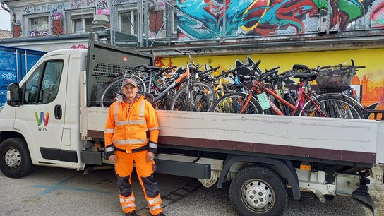 Abholung Fundfahrräder