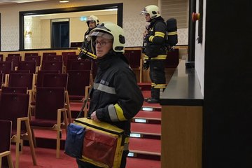 Einsatzübung Amtsgebäude Greif