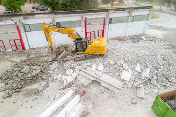 Abriss Messehallen Juni 2025