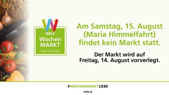 Sujet Wochenmarkt Feiertag
