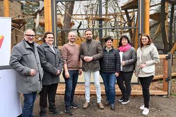 PK Tiergarten Guereza Eröffnung Rammerstorfer Gemeinderat