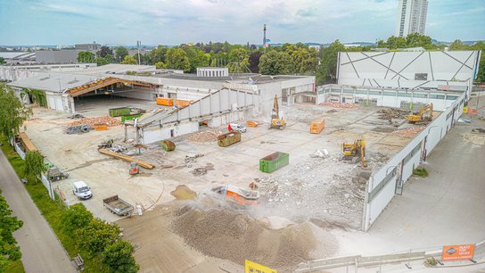 Abriss Messehallen Juni 2025