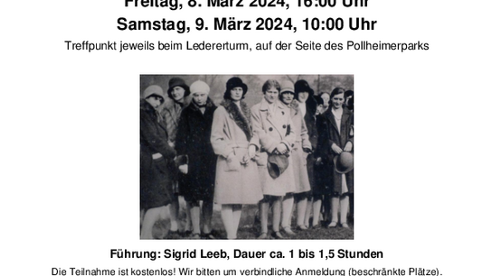 Plakat Frauenspaziergang