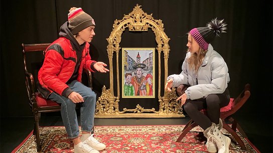 Elsie und Ovil Domenico Grafeneder Denise Muster © Kornspeicher