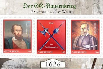 Bauernkrieg ME3 Block © Briefmarkensammler Verein Ovilava