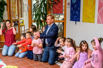 Kindergartenkinder KBBE Siebenbürgerstraße Schinninger