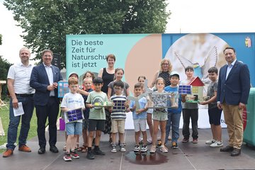 Umweltschutzpreis 2025 Haimbuchner Rabl Rammerstorfer © Land OÖ Daniel Kauder