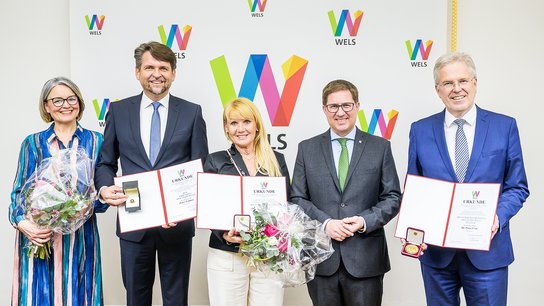 Ehrungen Lehner Csar Hacker Rabl © Rene Hauser