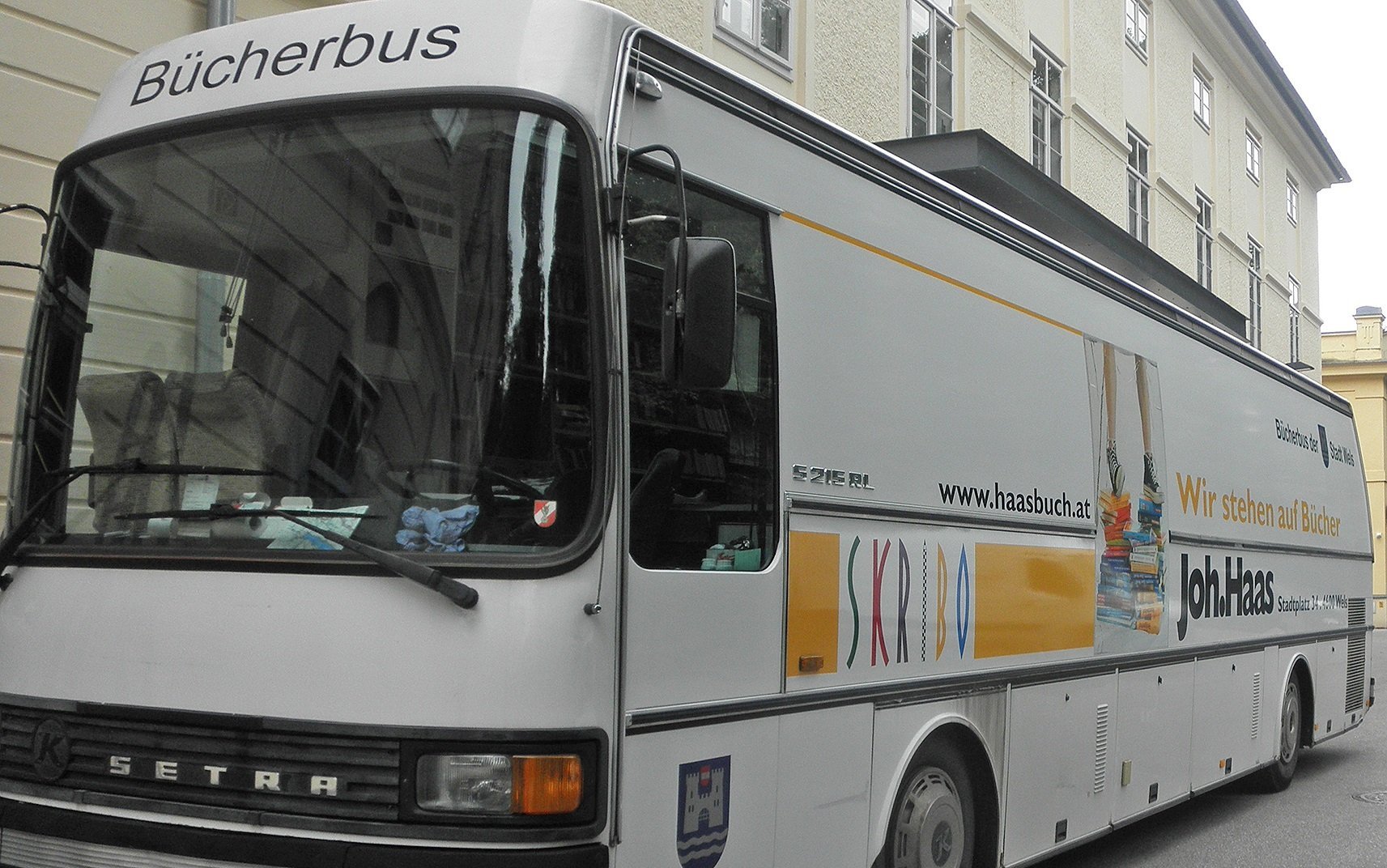 erster Welser BĂŒcherbus