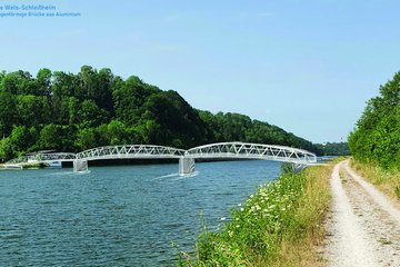 Entwurf Traunbrücke Wels Schleißheim