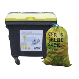 Gelber Sack und Gelbe Tonne
