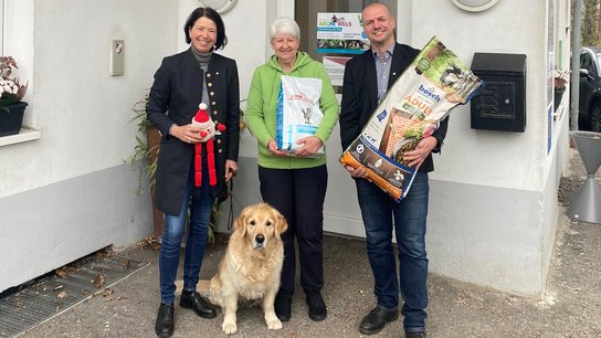Weihnachtsspenden Tierheim Rammerstorfer