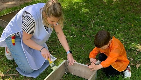 Kindergarten Herminenhof Projekt Regenwürmer