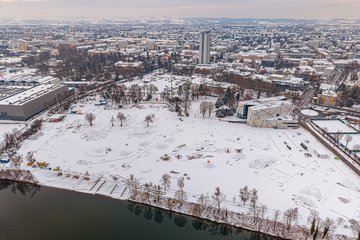 Luftbild Volksgarten