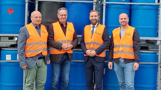 Besuch Landesabfallunternehmen