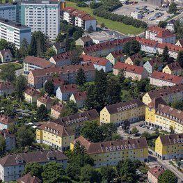 Luftbild über den Vogelweide