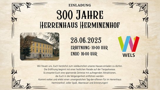 Sujet 300 Jahre Herrenhaus Herminenhof
