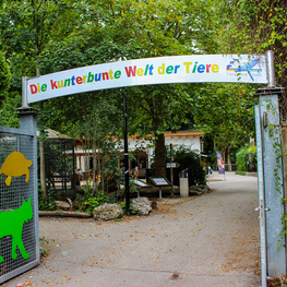 Eingang zum Tiergarten Wels