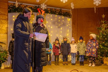 Kindergarten Negrellistraße Aufführung Weihnachtswelt