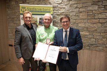 Verdienstmedaille Siedlerverein Leitinger Rabl Schinninger