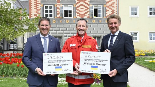 Rabl Heinz Kroiß Wels hilft Ukraine
