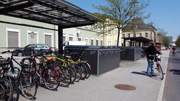 Bild: Fahrradbox Bahnhofstraße