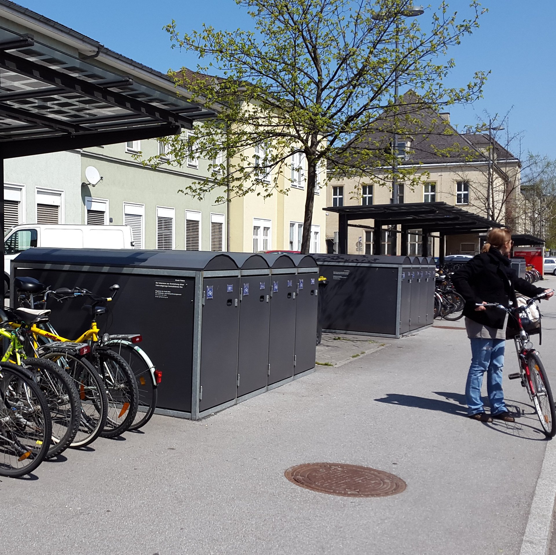 Bild: Fahrradboxen Bahnhofstraße