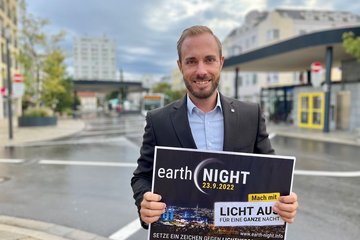 Earth Night Stadtrat Ralph Schäfer