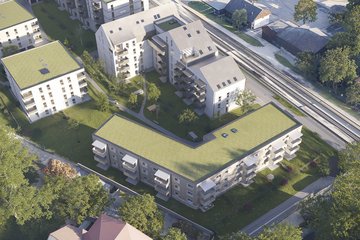 Visualisierung Lokalbahnareal © Lichtflutvisuals