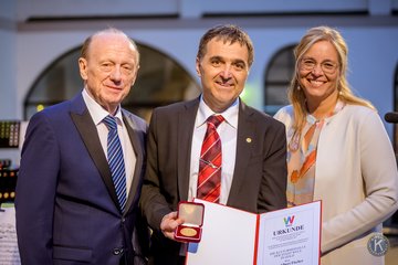 Kulturmedaille Gold Fischer Raggl Rescheneder © Rene Hauser