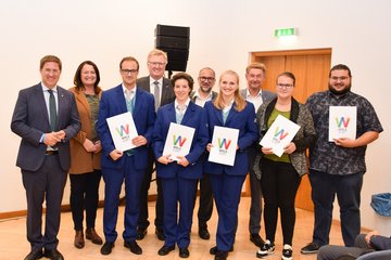 Musiker-Dienstmedaillen EMV Wels Gruppenbild