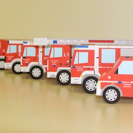 Bild verschiedener Feuerwehrautos