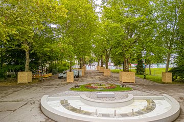 PK Spatenstich Volksgarten Stadthalle Vorplatz