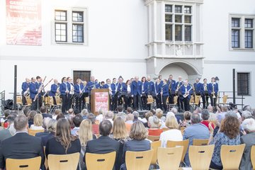Eröffnung Sonderausstellung Wels 800 Burggarten Stadtmusik 2