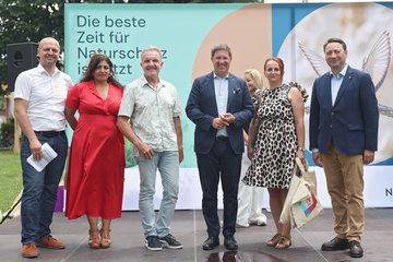 Umweltschutzpreis 2025 Haimbuchner Rabl Rammerstorfer © Land OÖ Daniel Kauder