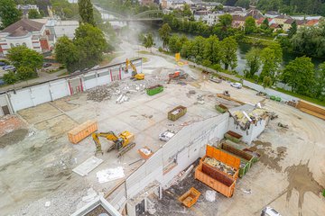 Abriss Messehallen Juni 2025