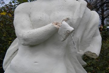 Vandalismus Grünanlage