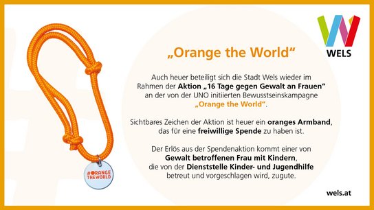 Orange the world Screen