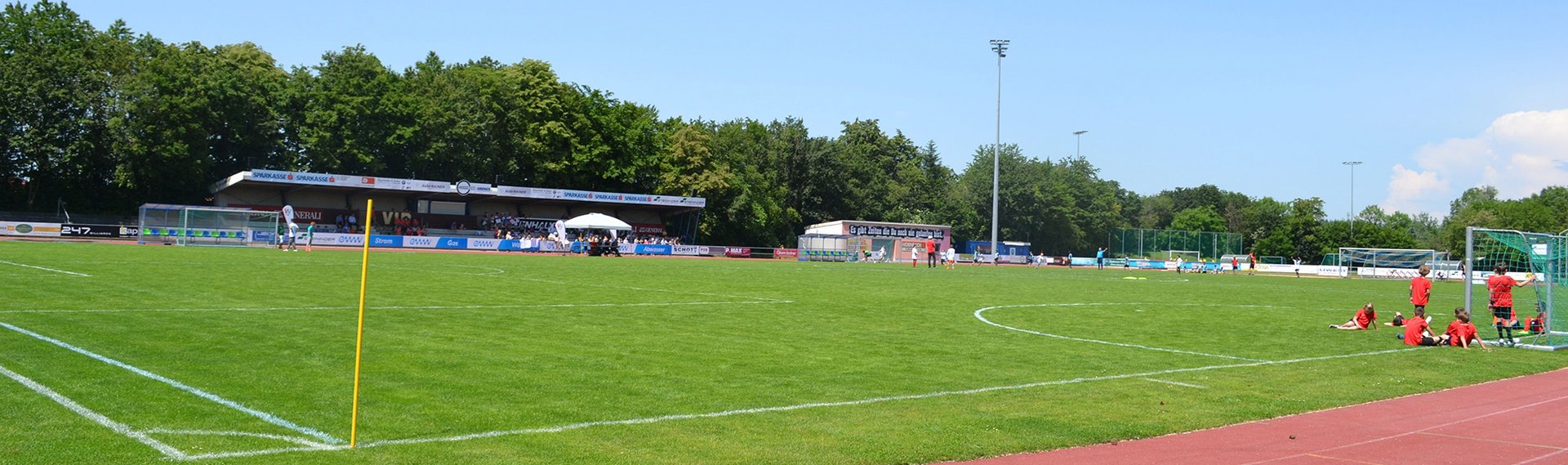 Banner Sport - Fußballfeld