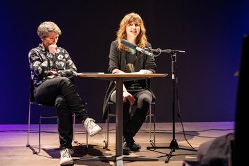 Lesung Stadtschreiberin Irene Diwiak 2023 © Medienkulturhaus