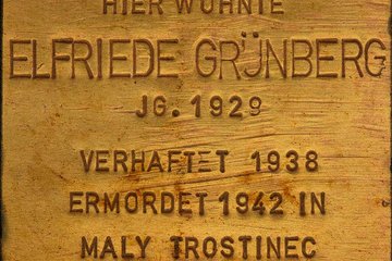 Ausstellung Jüdische Kinder Tafel Grünberg © Privat